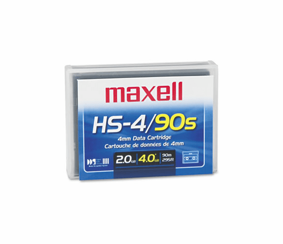 MAX331910 1/8" DDS-1 Cartridge, 90m, 2GB Native/4GB Compressed Capacity By MAXELL CORP. OF AMERICA