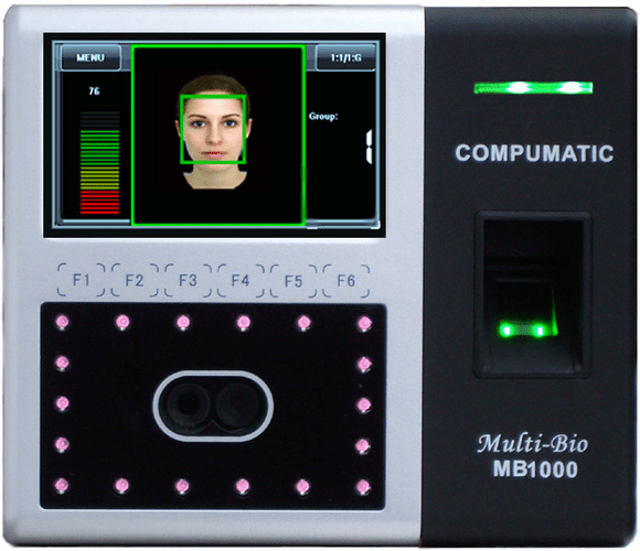 MB1000 Multi-Bio Biometric Face Recognition & Fingerprint System By Compumatic