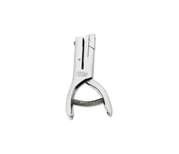 MCG301 20-Sheet Heavy-Duty One-Hole Utility Punch, 1/8 Holes, Nickel-Plated Steel By MCGILL METAL PRODUCTS CO.
