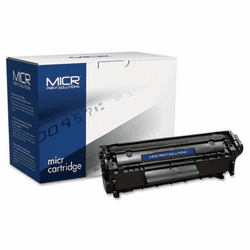 MCR12AM 12AM Compatible MICR Toner, 2000 Page-Yield, Black By MICR Print Solutions