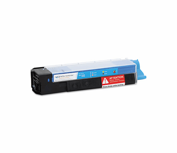 MDA40026 MDA40026 Compatible, New Build, 43324468 Laser Toner, 4,000 Yield, Cyan By MEDIA SCIENCES, INC.