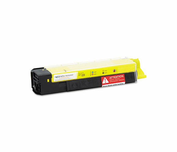 MDA40028 MDA40028 Compatible, New Build, 43324466 Laser Toner, 4,000 Yield, Yellow By MEDIA SCIENCES, INC.