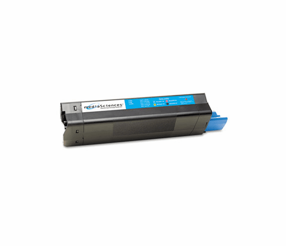 MDAMS3200CHC MDAMS3200CHC Compatible, New Build, 42804515 (Type C6) Toner, 3,000 Yield, Cyan By MEDIA SCIENCES, INC.