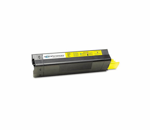 MDAMS3200YHC MDAMS3200YHC Compatible, New Build, 42804513 (Type C6) Toner, 3000 Yield, Yellow By MEDIA SCIENCES, INC.