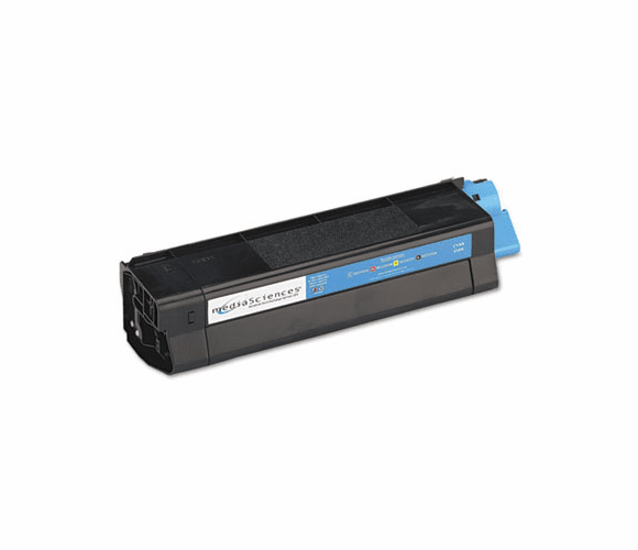 MDAMS5000C MDAMS5000C Compatible, New Build, 42127403 (Type C6) Toner, 5,000 Yield, Cyan By MEDIA SCIENCES, INC.