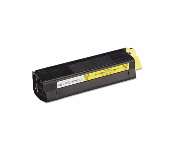 MDAMS5000Y MDAMS5000Y Compatible, New Build, 42127401 (Type C6) Toner, 5,000 Yield, Yellow By MEDIA SCIENCES, INC.