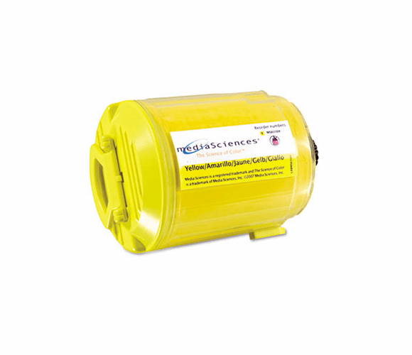 MDAMS6110Y MDAMS6110Y Compatible, New Build, 106R01273 Laser Toner, 1,000 Yield, Yellow By MEDIA SCIENCES, INC.