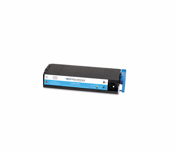 MDAMS7000C MDAMS7000C Compatible, New Build, 41963003 (Type C4) Toner, 10,000 Yield, Cyan By MEDIA SCIENCES, INC.