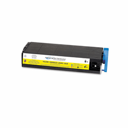 MDAMS7000Y MDAMS7000Y Compatible, New Build, 41963001 (Type C4) Toner, 10,000 Yield, Yellow By MEDIA SCIENCES, INC.