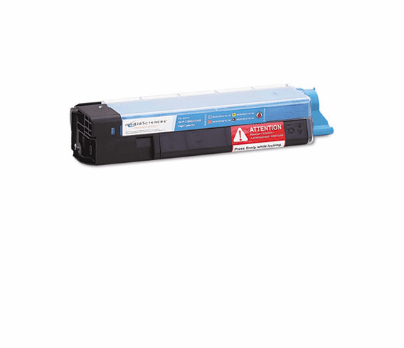 MDAMSOK5855CHC MDAMSOK5855CHC Compatible, New Build, 43324403 (Type C8) Toner, 5K Yield, Cyan By MEDIA SCIENCES, INC.