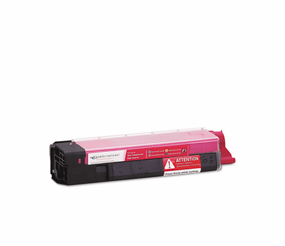 MDAMSOK5855MHC MDAMSOK5855MHC Compatible, New Build, 43324402 (Type C8) Toner, 5K Yield,Magenta By MEDIA SCIENCES, INC.