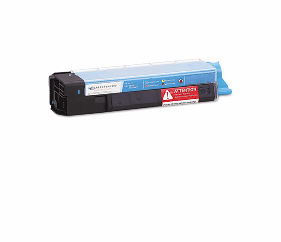 MDAMSOK6155CNA MDAMSOK6155CNA Compatible, New Build, 43324419 Laser Toner, 5,000 Yield, Cyan By MEDIA SCIENCES, INC.