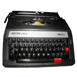 ME25 Portable Manual Typewriter By Royal