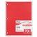 MEA05510 Spiral Bound Notebook, Wide/Margin Rule, 8x10-1/2,White,1 Subject 70  Sheets/Pad By MEAD PRODUCTS