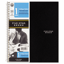 MEA06044 Hook 'N Go! Wirebound Notebooks, College, 8 1/2 x 11, 1 Subject 100 Sheets By MEAD PRODUCTS
