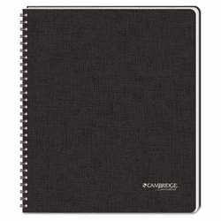 MEA06100 Black Hardbound Subject Notebook, Lgl Rule,96-Sheet Pad By MEAD PRODUCTS
