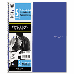 MEA06112 Trend  Wirebound Notebooks, College rule 8 1/2 x 11, 5 Subject 200 Sheets By MEAD PRODUCTS