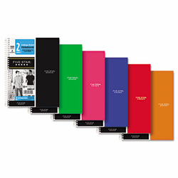 MEA06180 Wirebound Notebook, College Rule, Perforated, 6 x 9-1/2, 2 Subject 100 Sheets By MEAD PRODUCTS