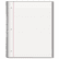 MEA06552 Mid Tier Single Subject Notebook, College Rule, Ltr, White, 50 Sheets/Pad By MEAD PRODUCTS