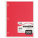 MEA06622 Spiral Bound Notebook, College Rule, 8-1/2 x 11, White, 100 Sheets/Pad By MEAD PRODUCTS