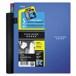 MEA08192 Advance Wirebound Notebook, College Rule, Letter, 5 Subject 200 Sheets/Pad By MEAD PRODUCTS