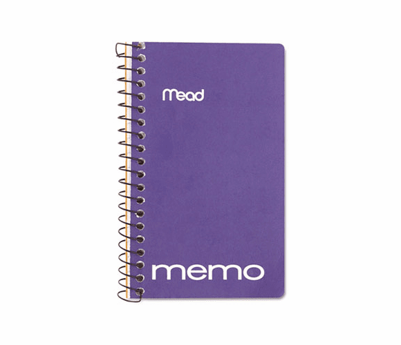 MEA45534 Memo Book, College Ruled, 5" x 3", Wirebound, 60 Sheets, Assorted By MEAD PRODUCTS