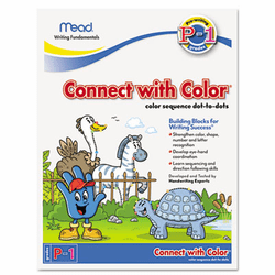 MEA48038 Writing Fundamentals Tablet, Connect with Color, 10 1/2 x 8, 22 Sheets per Pad By MEAD PRODUCTS