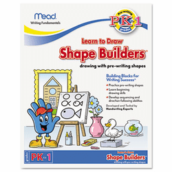MEA48040 Writing Fundamentals Tablet, Shape Builders, 10 x 8, 21 Sheets per Pad By MEAD PRODUCTS
