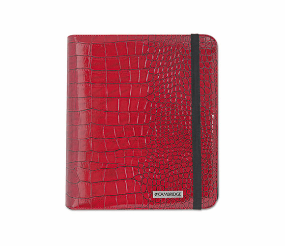 MEA67134 Basic iPad Case, Simulated Leather, 9-1/8 x 1-1/8 x 10-1/2, Red By MEAD PRODUCTS