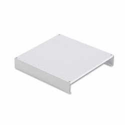 MAT21202 Stackable Steel 2 Inch Monitor Riser, 11 7/8 x 11 7/8d, Pearl Gray By MEAD HATCHER