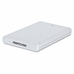 MEM98341 SlimDrive Portable Hard Disk Drive, 320GB, USB, 5400rpm By MEMOREX