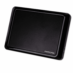 MEM99087 SlimDrive Portable Hard Disk Drive, 500GB, USB 3.0 By MEMOREX