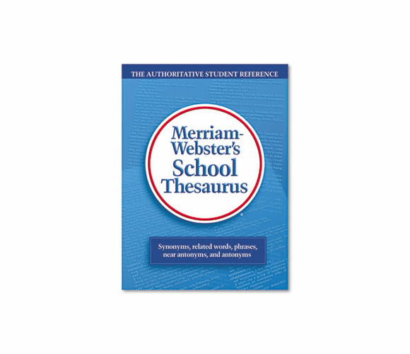 MER78 School Thesaurus, Grades 9-11, Hardcover, 704 Pages By ADVANTUS CORPORATION