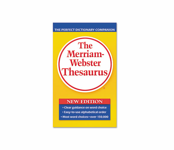 MER850 Paperback Thesaurus, Dictionary Companion, Paperback, 800 Pages By ADVANTUS CORPORATION
