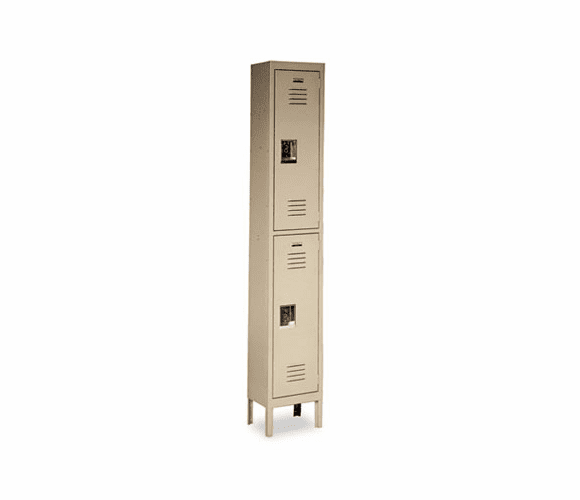 METCQA5091TN Double-Tier Locker, 12w x 18d x 78h, Tan By METAL BOX INTERNATIONAL, INC.
