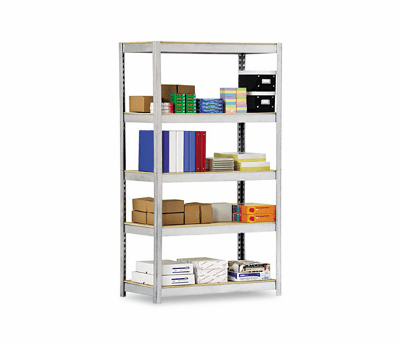 METHPG481872 Industrial Shelving, 5 Shelves, 48w x 18d x 72h, Silver By METAL BOX INTERNATIONAL, INC.