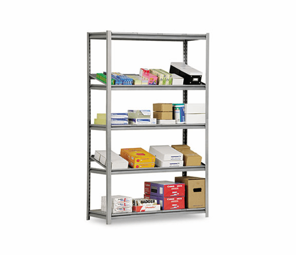 METUR184878PF Industrial Steel Shelving Unit, 5 Shelves, 48w x 18d x 78h, Silver By METAL BOX INTERNATIONAL, INC.