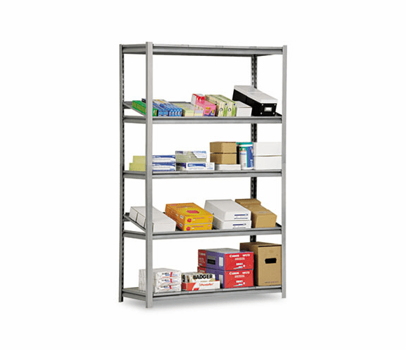 METUR244878PF Industrial Steel Shelving Unit, 5 Shelves, 48w x 24d x 78h, Silver By METAL BOX INTERNATIONAL, INC.
