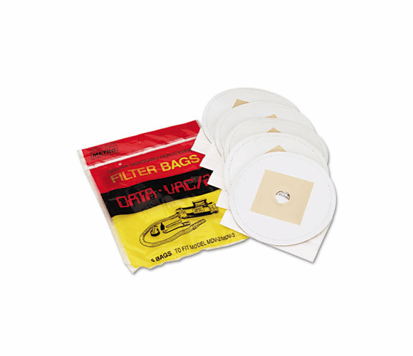MEVDV5PBRP Disposable Bags for Pro Cleaning Systems, 5/Pack By DATA-VAC