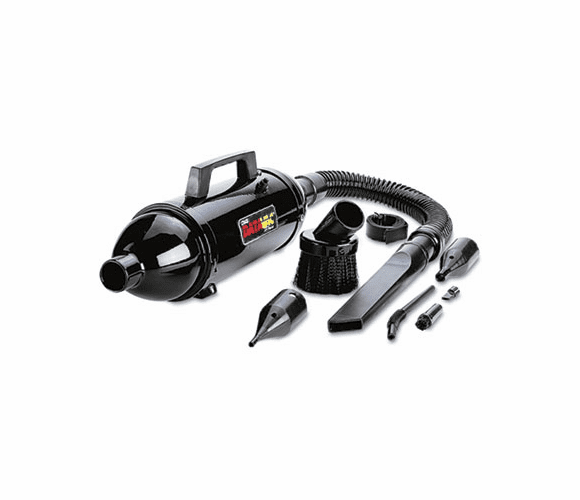 MEVMDV1BA Steel Vacuum/Blower w/Accessories, 3 lbs, Black By DATA-VAC