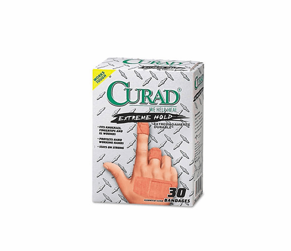 MIICUR14924 Extreme Hold Bandages, Assorted Sizes, 30/Box By MEDLINE INDUSTRIES, INC.