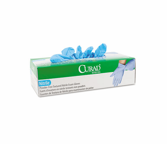 MIICUR8314 Nitrile Powder-Free Exam Glove, Small, 100/Box By MEDLINE INDUSTRIES, INC.