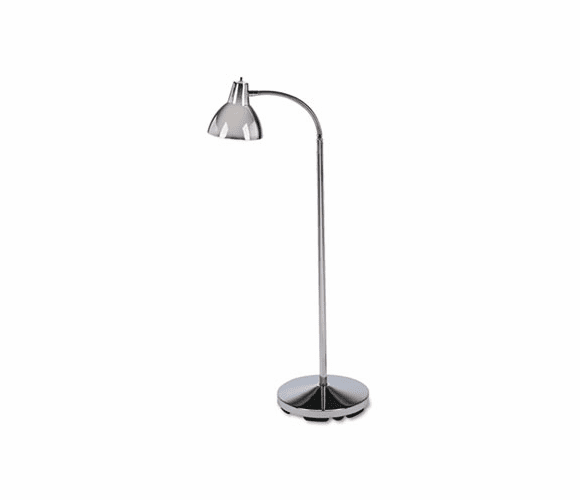 MIIMDR721010 Classic Incandescent Exam Lamp, Three Prong, 74 Inch, Gooseneck, Stainless Steel By MEDLINE INDUSTRIES, INC.