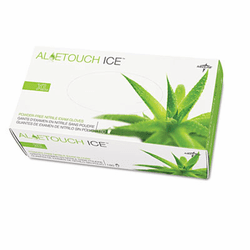 MIIMDS195287 Aloetouch Ice Nitrile Exam Gloves, X-Large, Green, 180/Box By MEDLINE INDUSTRIES, INC.