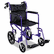 MIIMDS808210ABE Excel Deluxe Aluminum Transport Wheelchair, 19 x 16, 300 lbs. By MEDLINE INDUSTRIES, INC.