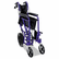 MIIMDS808210ABE Excel Deluxe Aluminum Transport Wheelchair, 19 x 16, 300 lbs. By MEDLINE INDUSTRIES, INC.