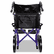 MIIMDS808210ABE Excel Deluxe Aluminum Transport Wheelchair, 19 x 16, 300 lbs. By MEDLINE INDUSTRIES, INC.