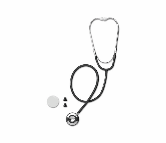 MIIMDS926201 Dual-Head Stethoscope, 22" Long, Black Tube By MEDLINE INDUSTRIES, INC.