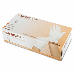 MIIMG1204 MediGuard Powdered Latex Exam Gloves, Small, 100/Box By MEDLINE INDUSTRIES, INC.