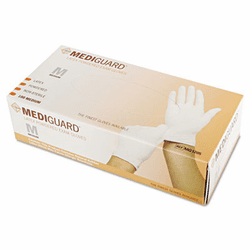 MIIMG1205 MediGuard Powdered Latex Exam Gloves, Medium, 100/Box By MEDLINE INDUSTRIES, INC.